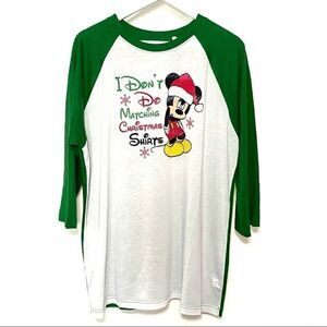 21 threads Mickey Mouse baseball tee tunic XL